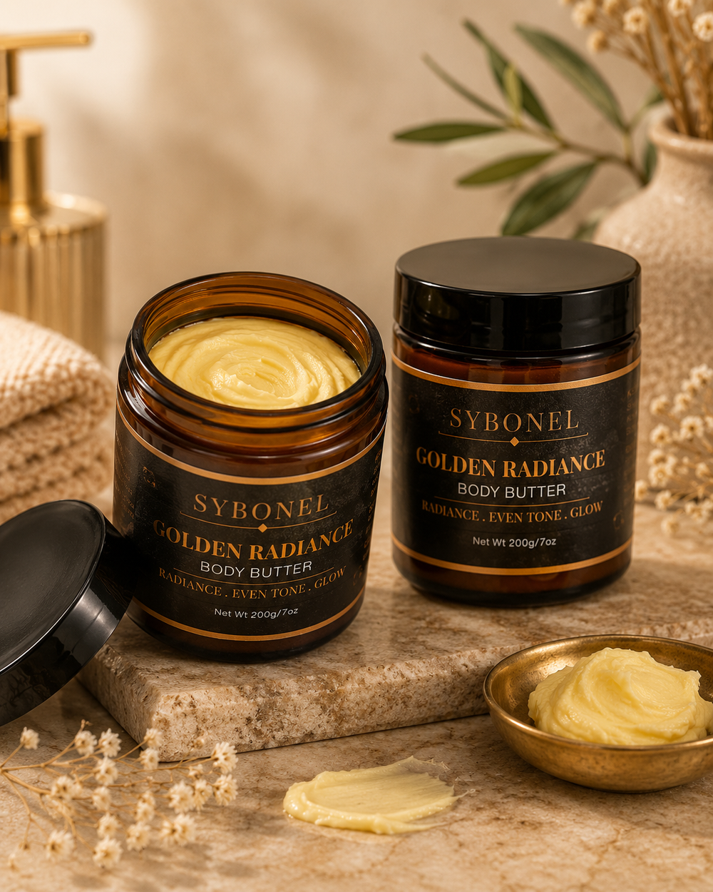 Golden Radiance + Kojic Dipalmitate Body Butter